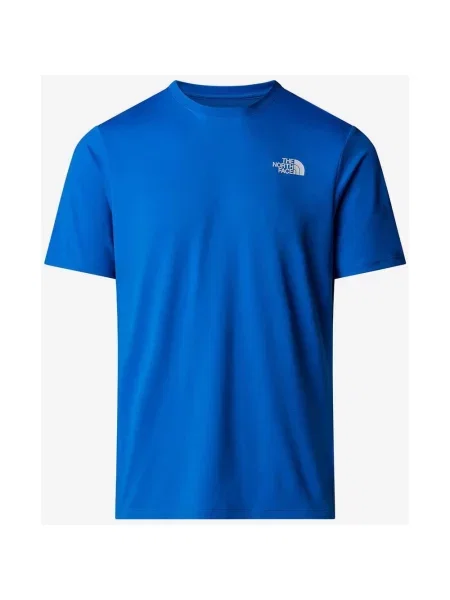 Koszulka The North Face Box NSE logo jasnoszare M niebieska