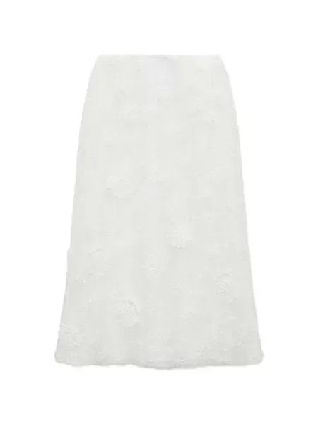 Fustă Dorothee Schumacher transparente alb