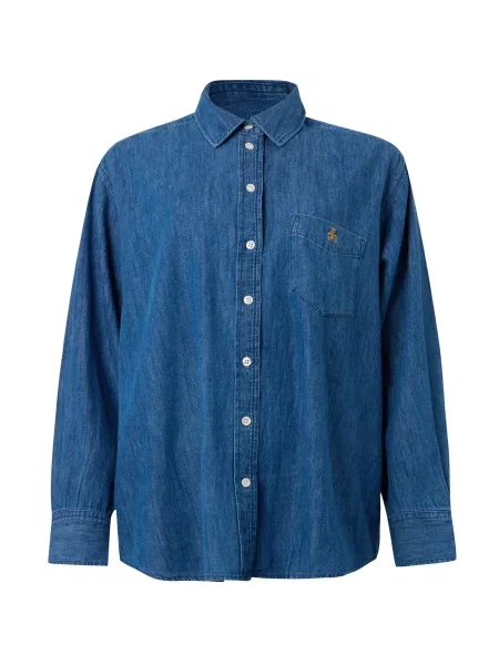 Gap Petite Blúzka BRANNAN denim modrá