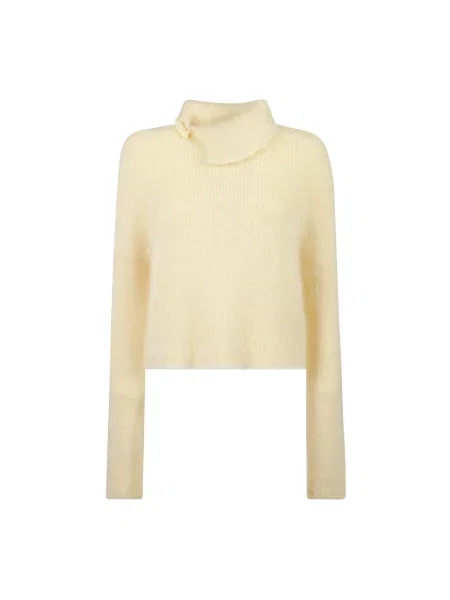 Golf Jacquemus wełniany żółty