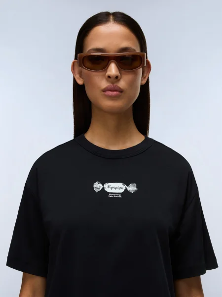 NAPAPIJRI Tricou negru alb