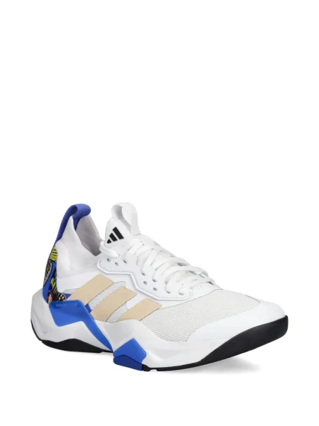 Pantaloni Adidas Campus cu șireturi cu dungi din dantelă roșu
