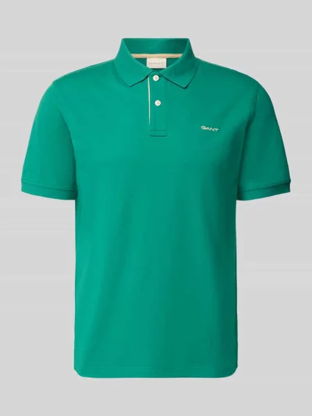 Koszulka polo o kroju regular fit z wyhaftowanym logo Gant