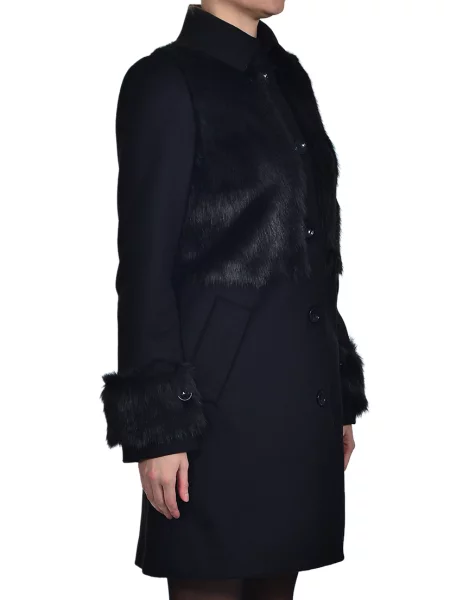 Пальто Patrizia Pepe черное