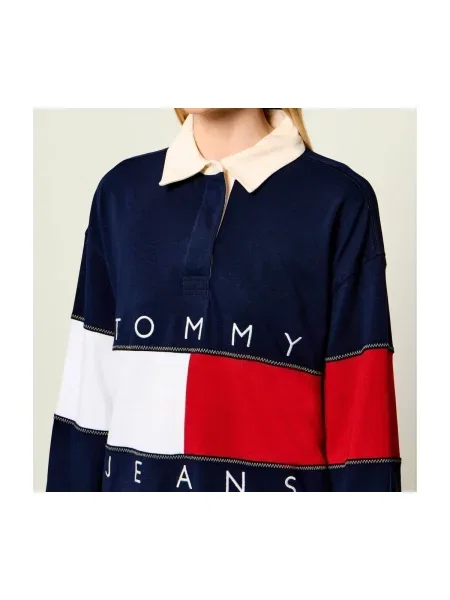 Palton Tommy Jeans albastru