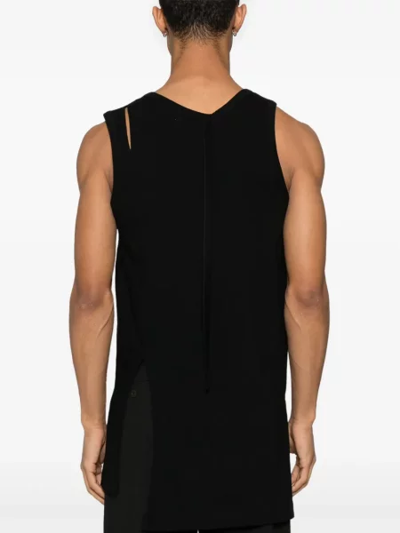 Košile Yohji Yamamoto na ramínka černá