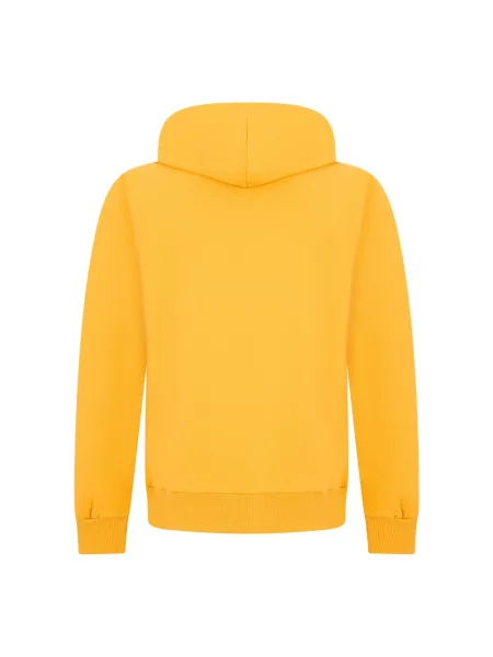 Bluza z kapturem Diesel z kapturem żółta