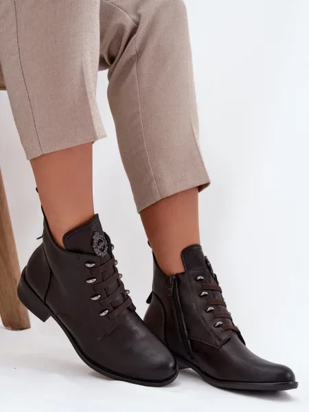 Čevlji do gležnjev Boto rjava