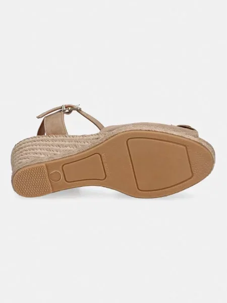 Эспадрильи Billi Bi из нубука на танкетке