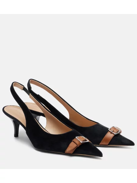 Pantofi cu toc Jw Anderson din piele slingback negru
