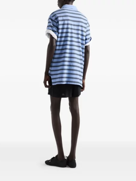 Tricou polo Prada albastru