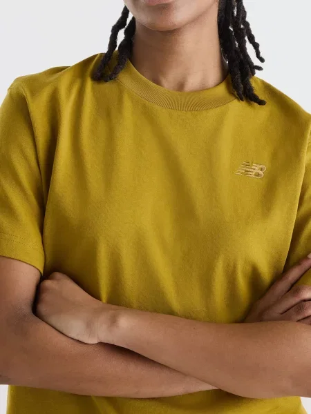 Футболка New Balance из джерси коричневая
