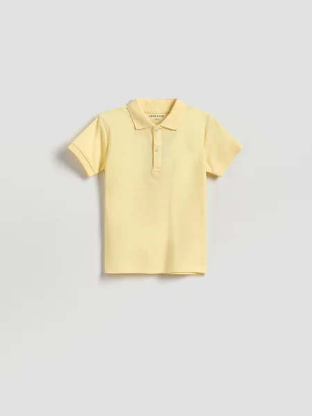 Reserved polo tričko světle žlutá