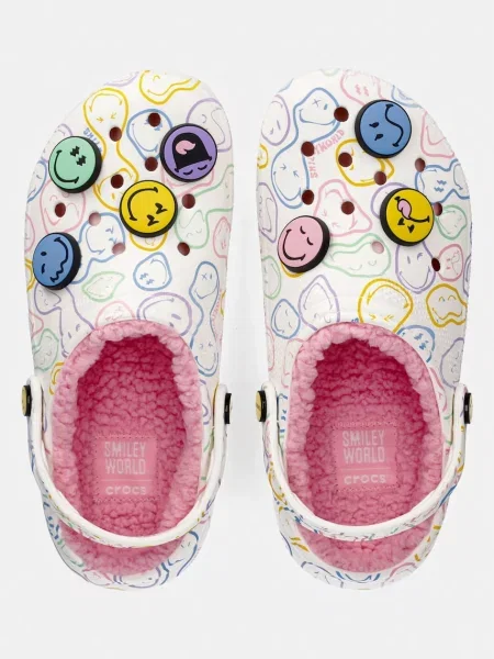 Crocs papucs Smiley Classic Lined Clog