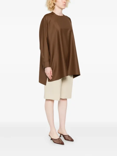 Mała mały sukienka mini Gianluca Capannolo garniturowa brązowa