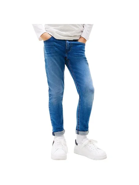 Blugi copii Tommy Hilfiger albastru