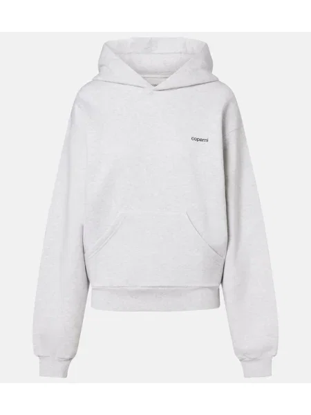 Hanorac cu glugă Coperni din jerseu gri