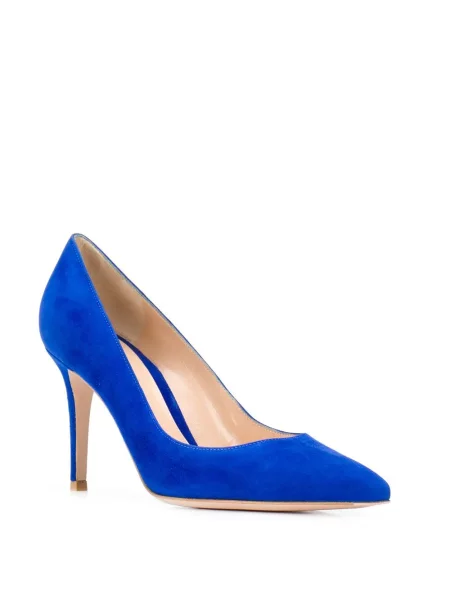 Pantofi cu toc Gianvito Rossi albastru