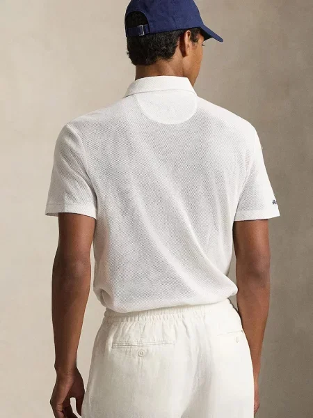 Polo Ralph Lauren polo tričko pánske Wimbledon biela