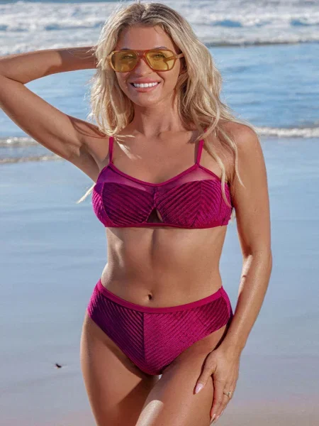 Купальник Cupshe бордовий