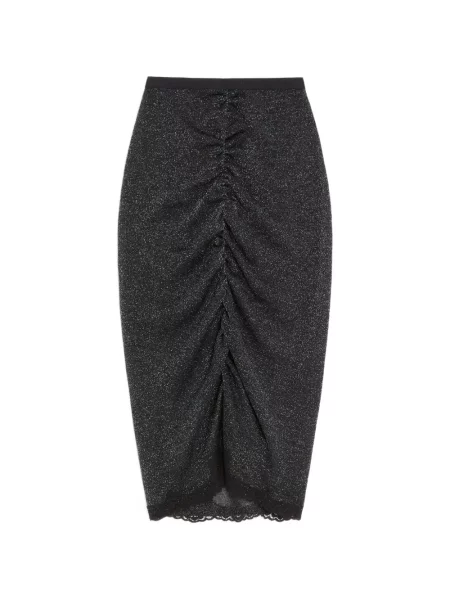 Fustă Valentino Garavani tricotate negru