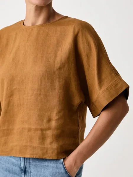 United Colors of Benetton блузка лляна