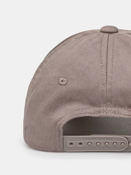 Baseballová čepice Armani Exchange s aplikací béžová