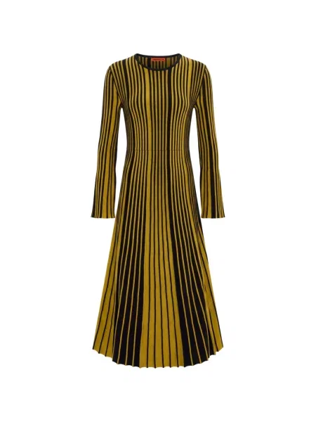 Rochie midi Simon Miller tricotate galben