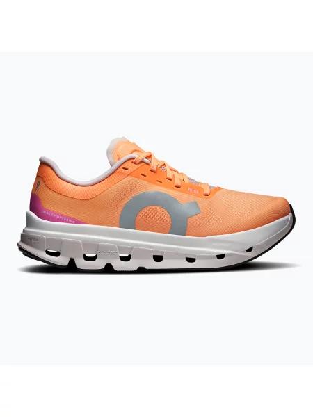 Női On Running Cloudflow 5 futócipő mandarin/ezüst futócipő. Méret: 39 EU ezüstszínű
