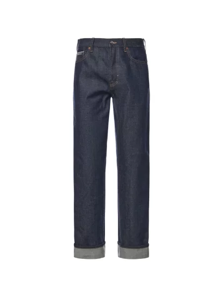 Pantaloni Gucci cu autograf albastru