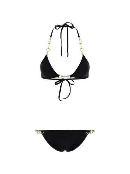 Bikini Gucci cu bretele negru