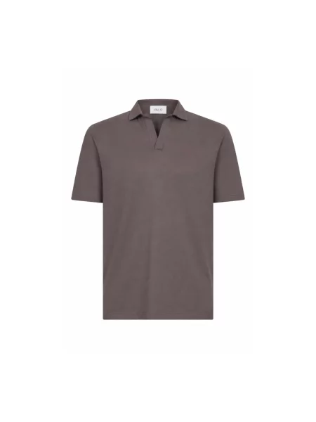 Koszulka polo D4.0 brązowa