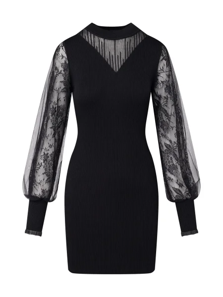 Quiosque Rochie tricotat negru