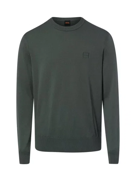 Sweter Boss z kaszmiru zielony