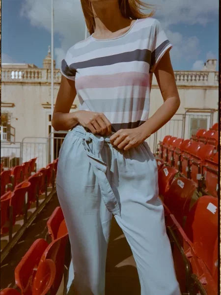 Pantaloni Marisse albastru