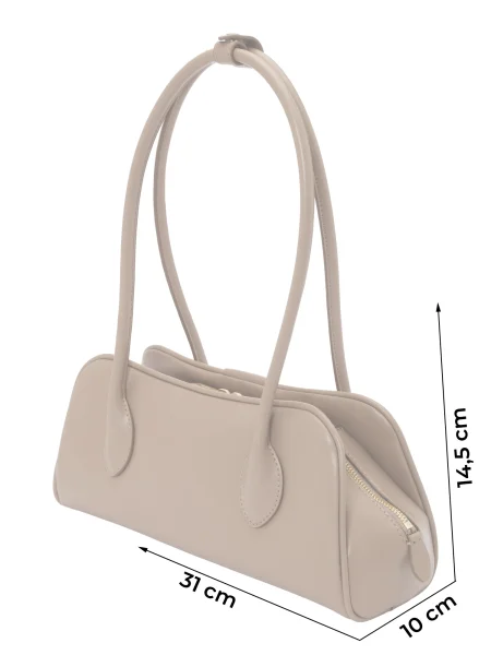 Calvin Klein Kabelka Emblem Trio Shoulder Bag Béžová hnedá
