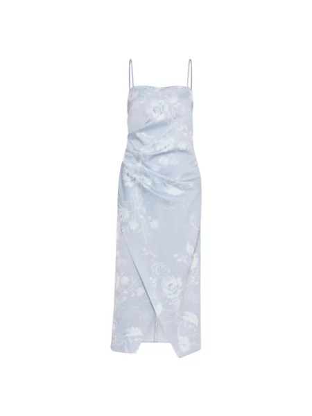 Satynowa sukienka Marella niebieska