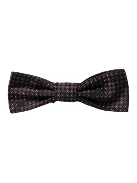 Jedwabny krawat Dolce And Gabbana brązowy
