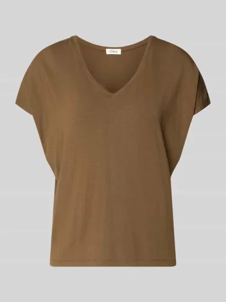 T-shirt z mieszanki o kroju relaxed fit S.oliver Red Label