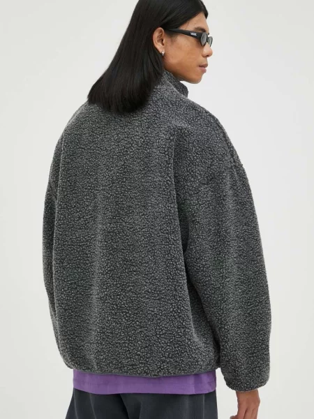 AMERICAN VINTAGE Jachetă fleece HOKTOWN închis gri