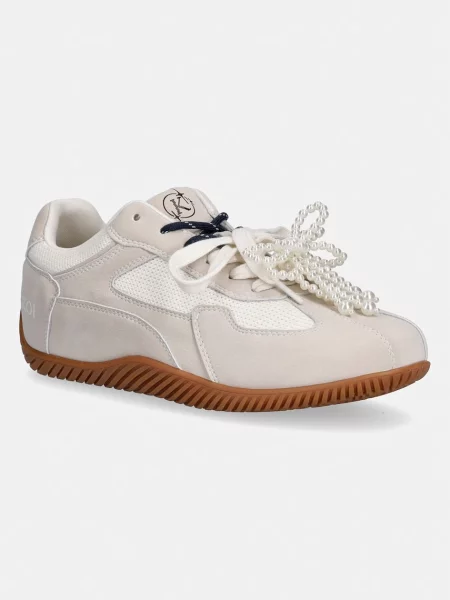 Koi Footwear Wanderlust Flat Pearl Trainers sneakers pentru femei bej