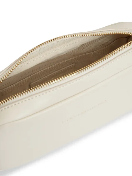 TOMMY HILFIGER Geantă de umăr ESSENTIAL crem alb