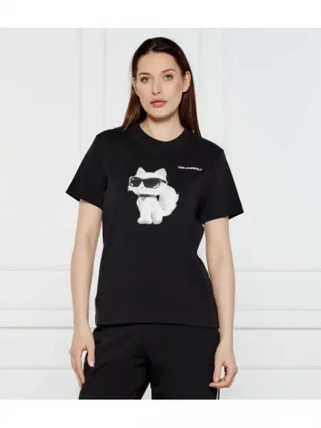 Karl Lagerfeld Tricou IKON AQUARELLE negru