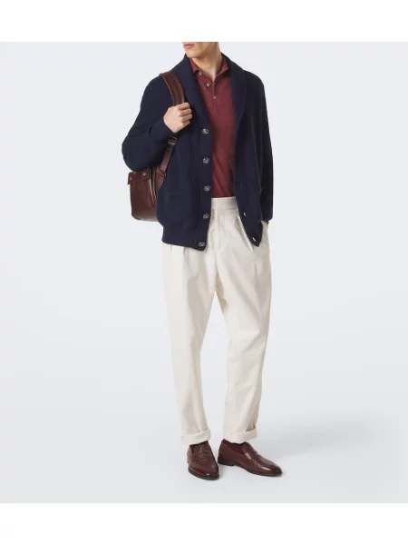 Cardigan Brunello Cucinelli albastru