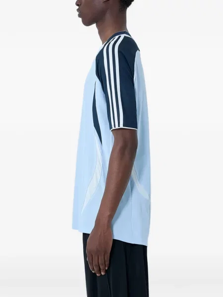 Tricou Adidas cu broderie albastru