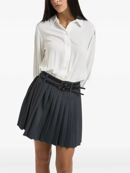 Cu centură rochie mini Liu Jo gri