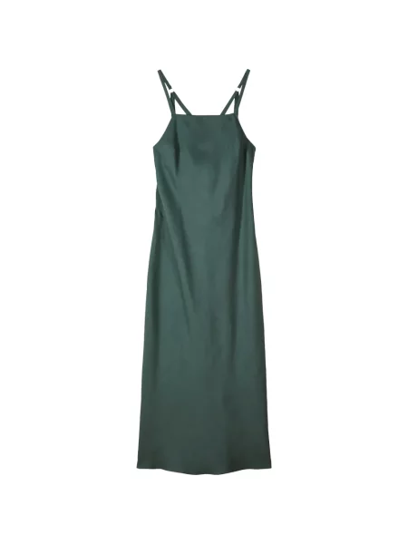 Rochie midi Patrizia Pepe fără mâneci verde