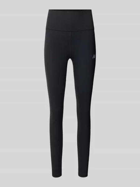 Legginsy do biegania New Balance Harmony High Rise black czarne