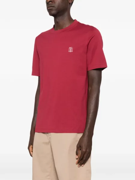 Tricou Brunello Cucinelli roșu
