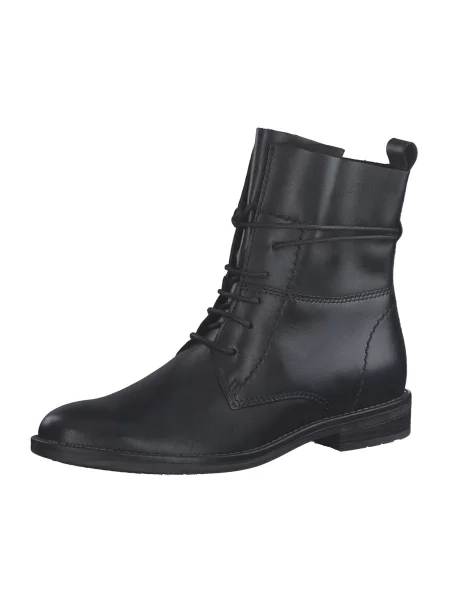 Botine Marco Tozzi cu șireturi negru
